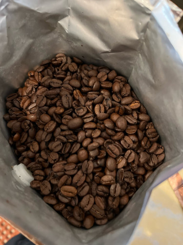 Bad of coffee beans 