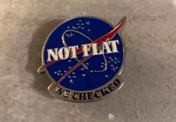 NASA style badge: “Not Flat” - We checked.

via: u/cosmicdatabase