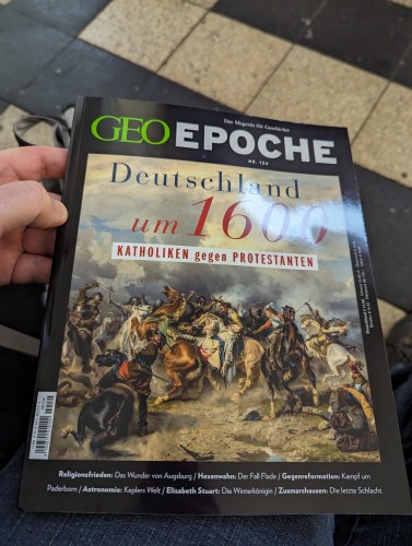 Cover of the "GEO EPOCHE" magazine "Deutschland um 1600" ("Germany around 1600").